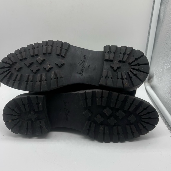 Sam Edelman Women's Jazmine Suede Chelsea Boot Black Lug Sole Sz 9.5 - Picture 6 of 8